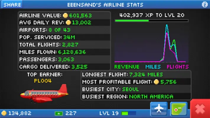 Pocket Planes android App screenshot 0